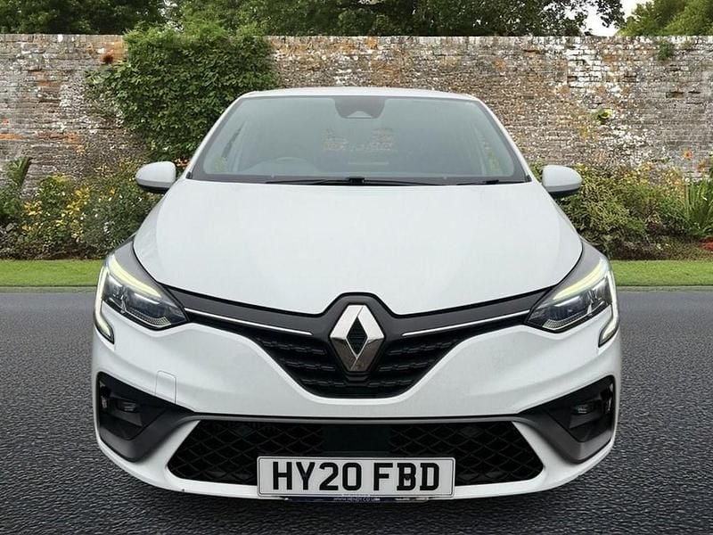 Used Renault Clio V RS Line 100 HP (73 kW) 2020 White Hatchback