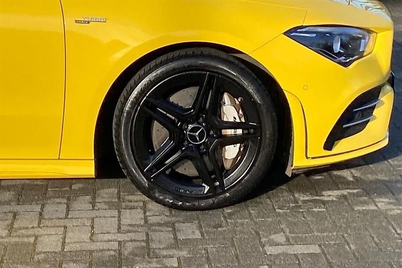 Used Mercedes CLA35 AMG 306 HP (225 kW) 2021 Yellow Sedan