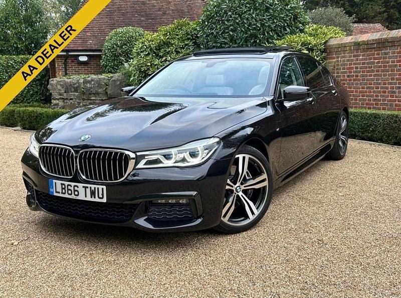 Black Used 2017 BMW 740L M Sport Sedan | £26,995 - Image 1/4