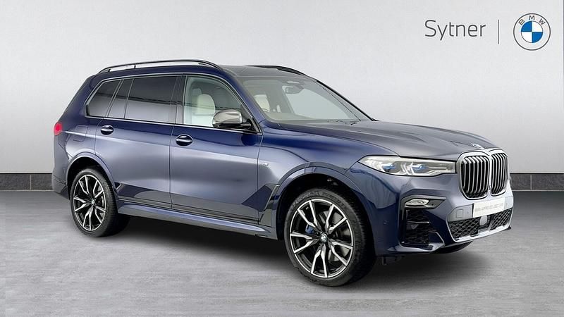 Blue Used 2022 BMW X7 M Sport SUV | £65,000 (A bit pricey) - Image 1/4