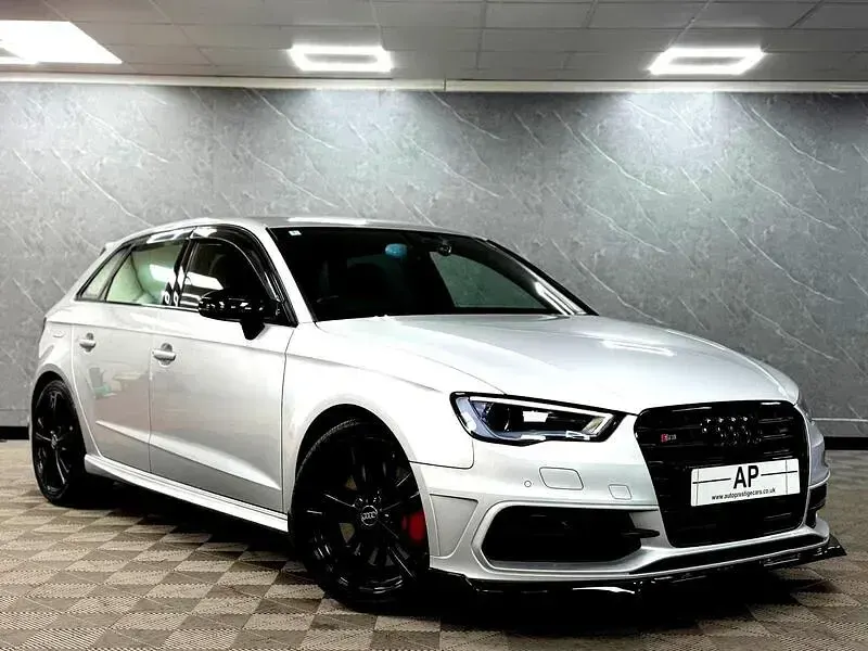 Used Audi S3 Sportback Black Edition 300 HP (220 kW) 2014 Silver Hatchback