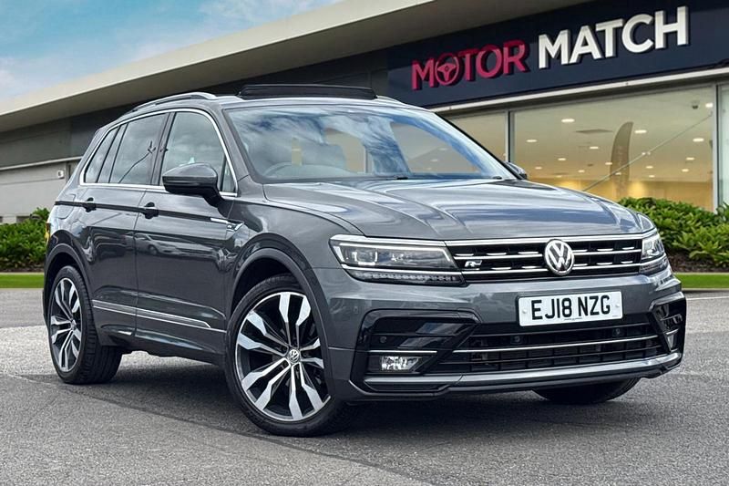 Grey Used 2018 VW Tiguan R-line SUV | £18,500 (Fair price) - Image 1/4