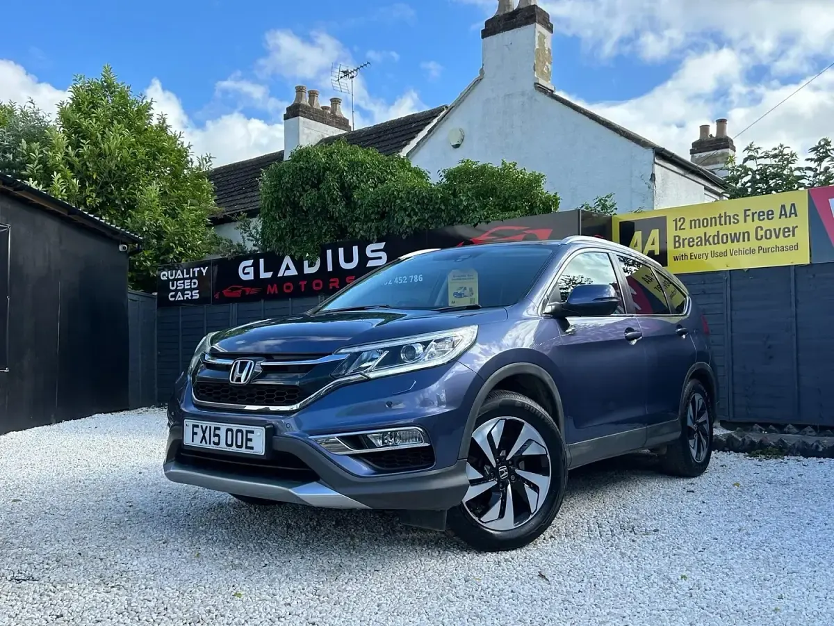 Used Honda CR-V SR 160 HP (117 kW) 2015 Blue SUV