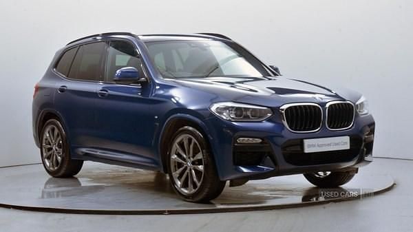 Used BMW X3 M Sport 181 HP (133 kW) 2019 Blue SUV