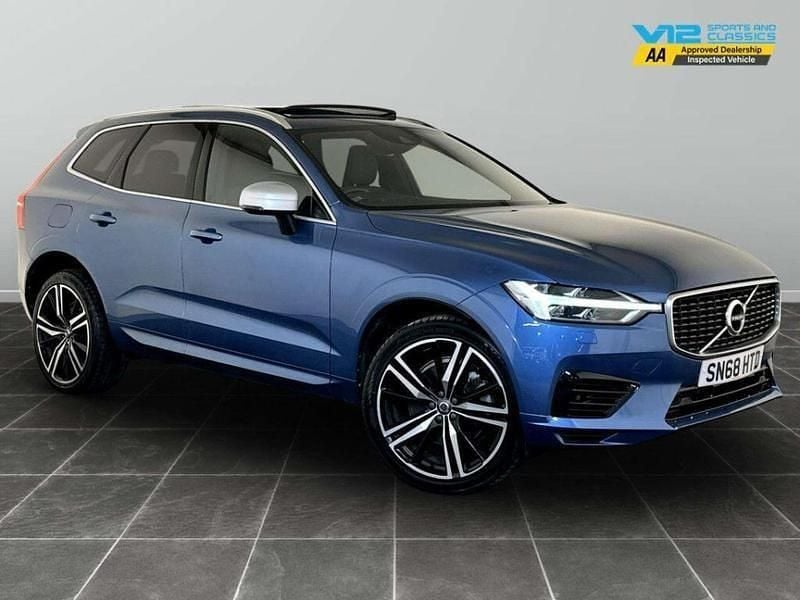 Blue Used 2018 Volvo XC60 R-Design Pro SUV | £20,395 (Good price) - Image 1/2