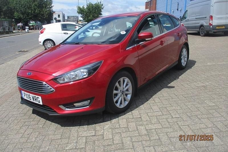 Red Used 2016 Ford Focus Titanium Hatchback | £6,995 (Good price) - Image 1/1