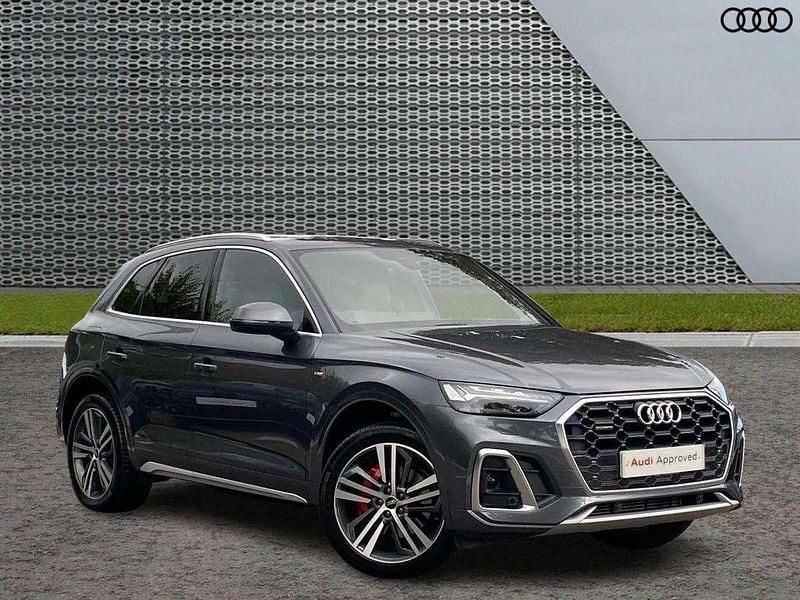Grey Used 2021 Audi Q5 S-Line SUV | £32,495 (Fair price) - Image 1/4