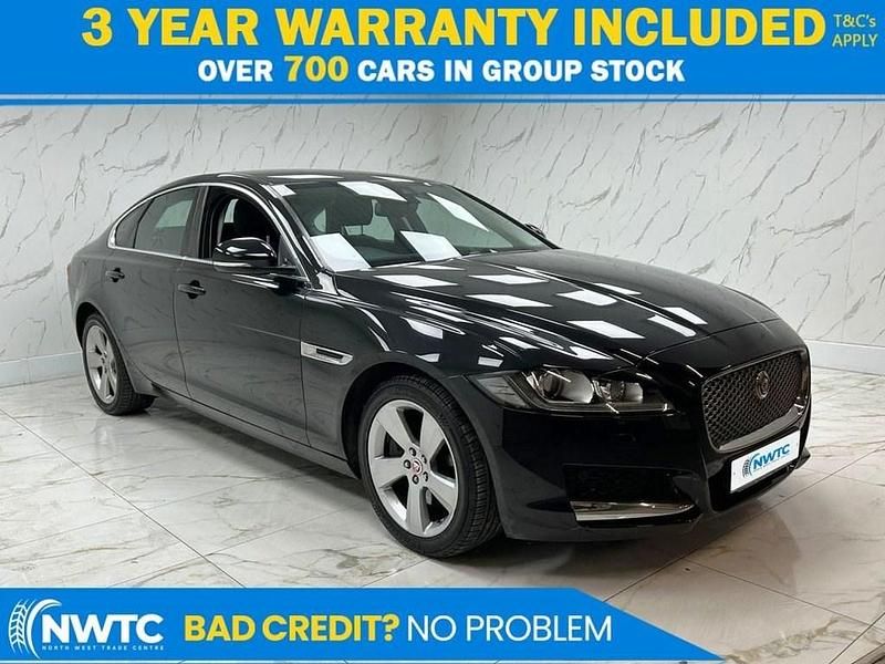 Black Used 2018 Jaguar XF Portfolio Sedan | £10,000 (Good price) - Image 1/4