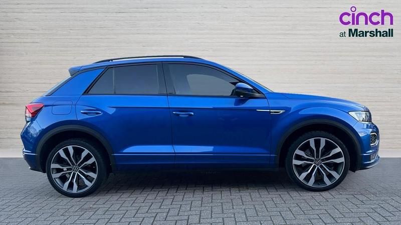 Used VW T-Roc R-line 150 HP (110 kW) 2021 Blue SUV