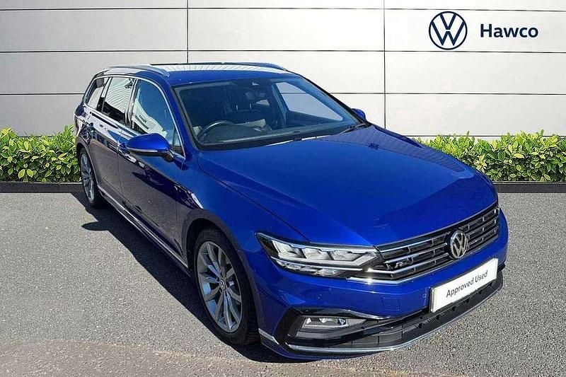 Blue Used 2020 VW Passat R-line Estate | £23,995 (Expensive) - Image 1/4