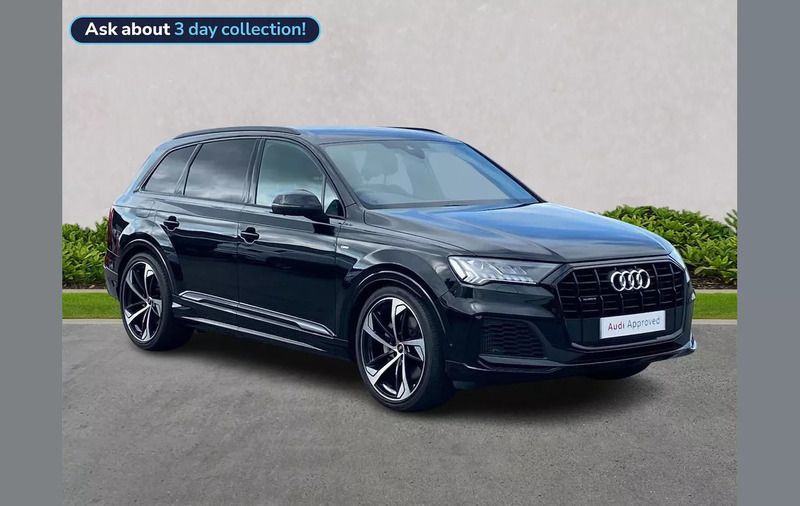 Black Used 2022 Audi Q7 Black Edition SUV | £45,782 (Fair price) - Image 1/4