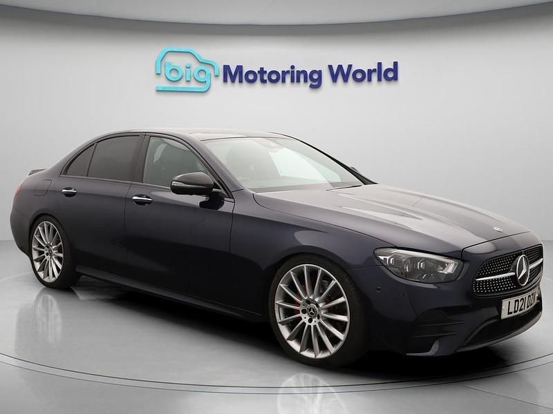 Blue Used 2021 Mercedes E220 AMG line Sedan | £31,000 - Image 1/4