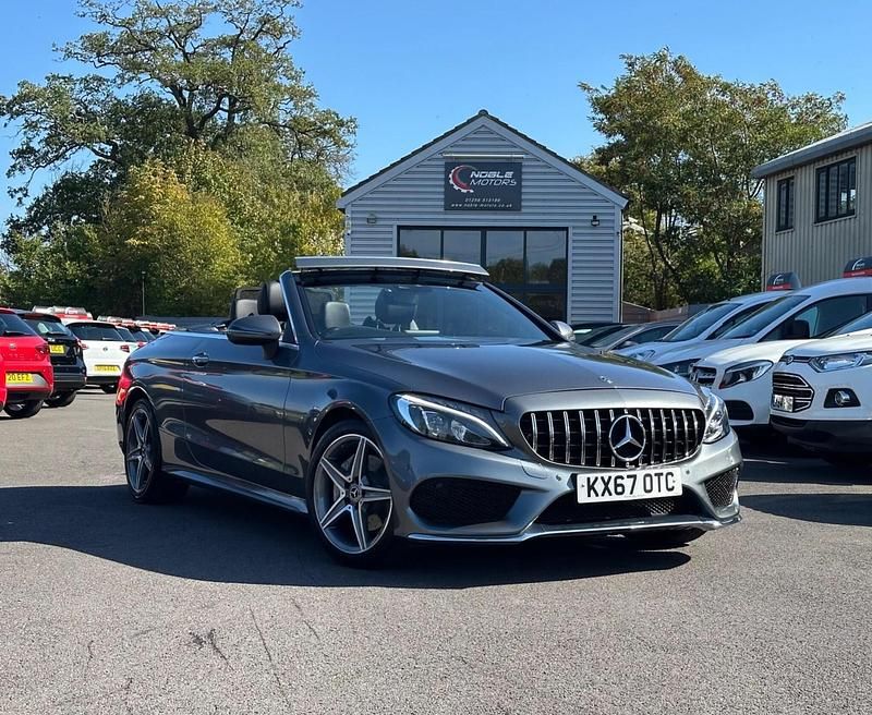 Grey Used 2017 Mercedes C220 AMG line Cabriolet | £14,990 (Fair price) - Image 1/4
