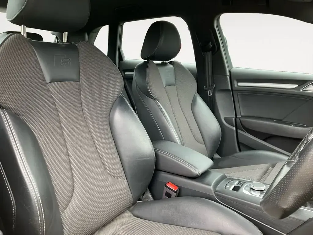 Used Audi A3 S-Line 150 HP (110 kW) 2018 Black Sedan