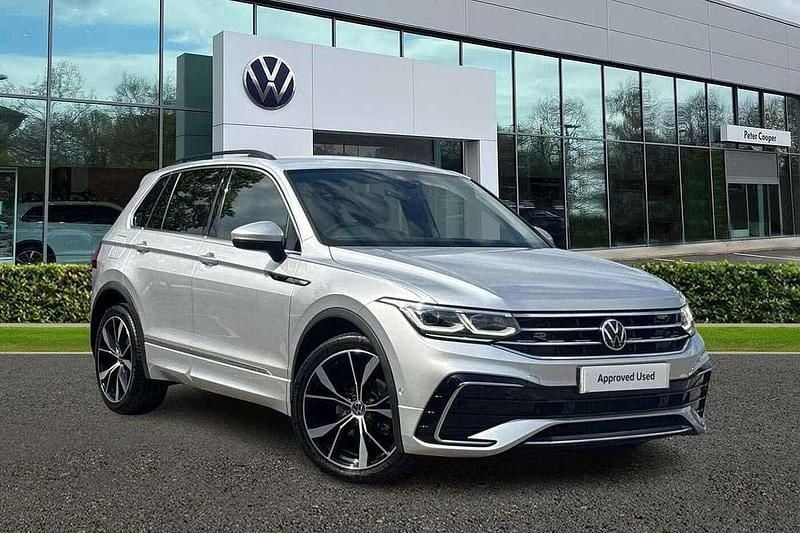 Silver Used 2021 VW Tiguan R-line SUV | £26,256 (Fair price) - Image 1/4