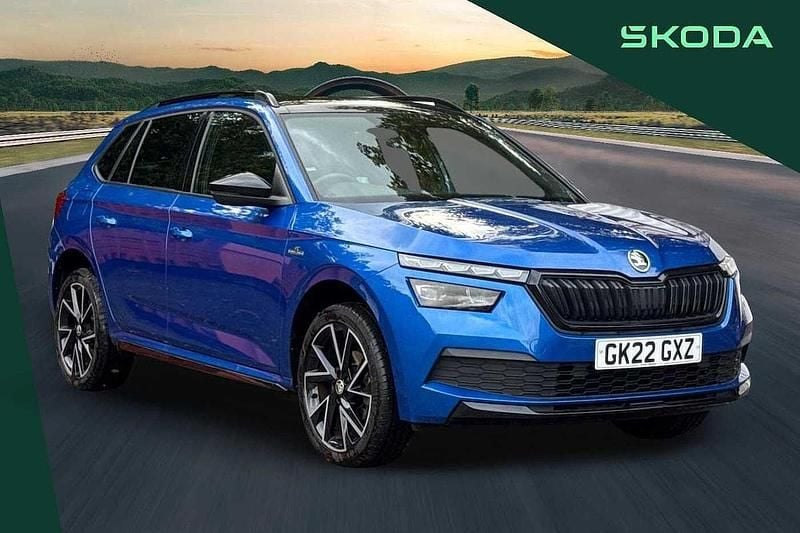 Blue Used 2022 Skoda Kamiq Monte Carlo SUV | £17,395 (Fair price) - Image 1/4