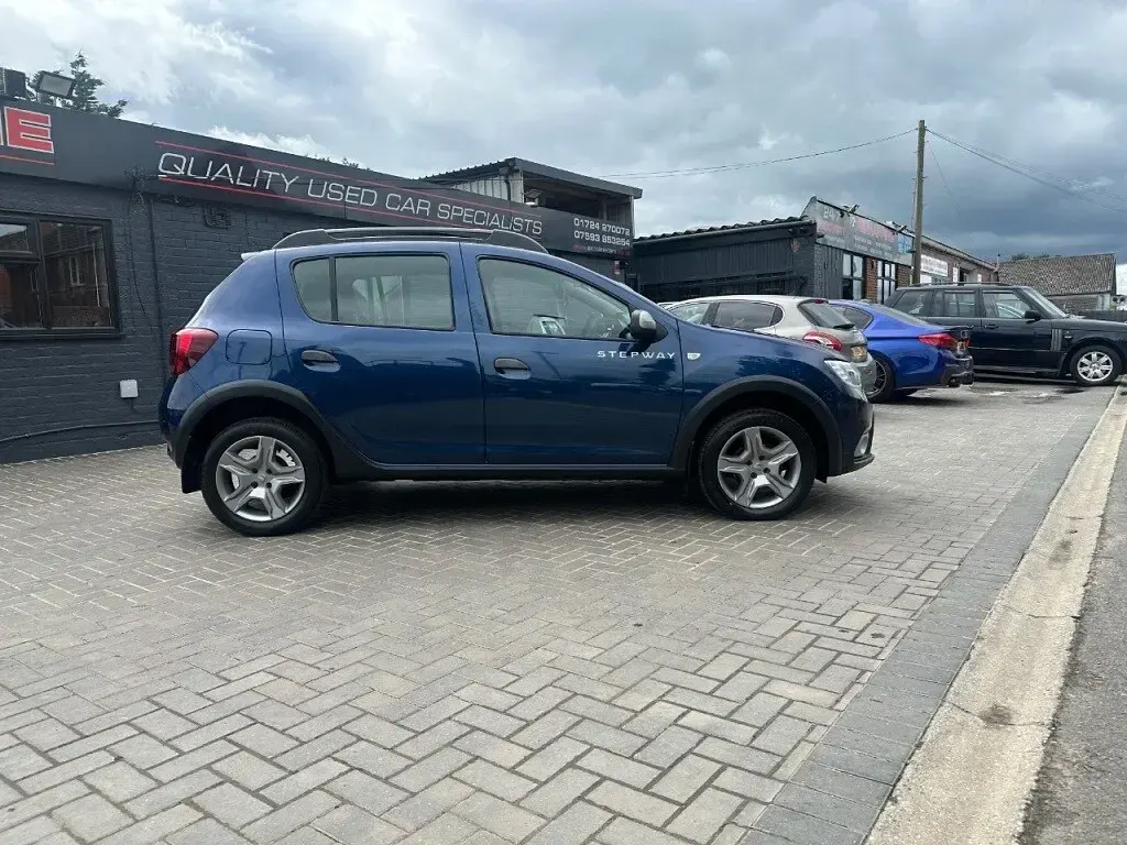 Used Dacia Sandero Ambiance 90 HP (66 kW) 2017 Blue Hatchback