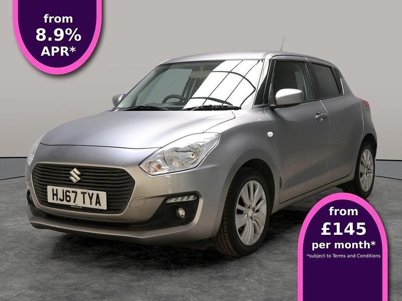 Silver Used 2017 Suzuki Swift SZ-T Hatchback | £9,250 (Fair price) - Image 1/3