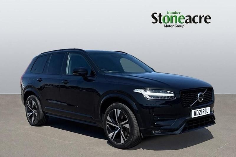 Black Used 2021 Volvo XC90 R-Design SUV | £35,282 (Good price) - Image 1/1