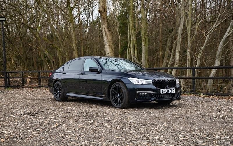 Used BMW 740L M Sport 320 HP (235 kW) 2018 Black Sedan