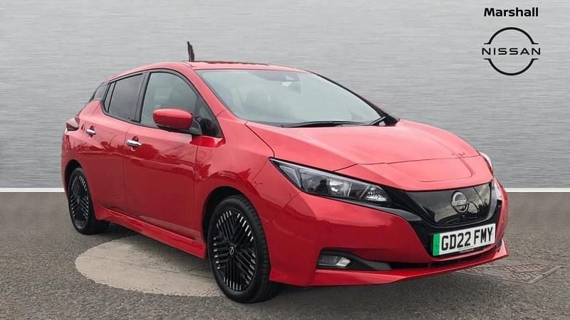 Red Used 2022 Nissan Leaf N-Connecta Hatchback | £11,117 (Fair price) - Image 1/1