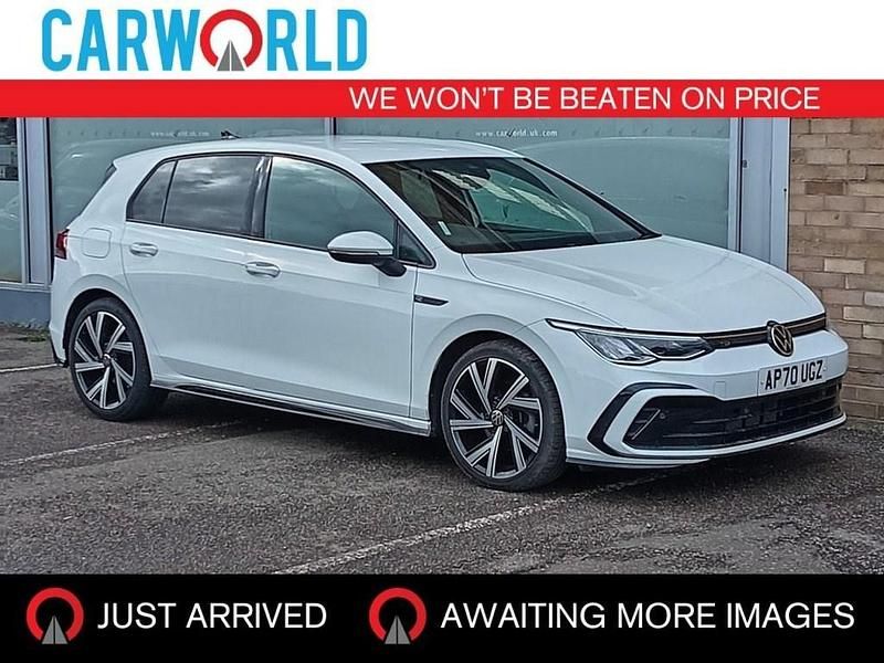 White Used 2020 VW Golf VII R-line Hatchback | £14,994 (A bit pricey) - Image 1/3