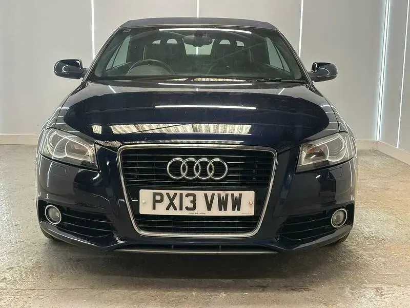 Used Audi A3 Cabriolet S-Line 138 HP (101 kW) 2013 Blue Cabriolet