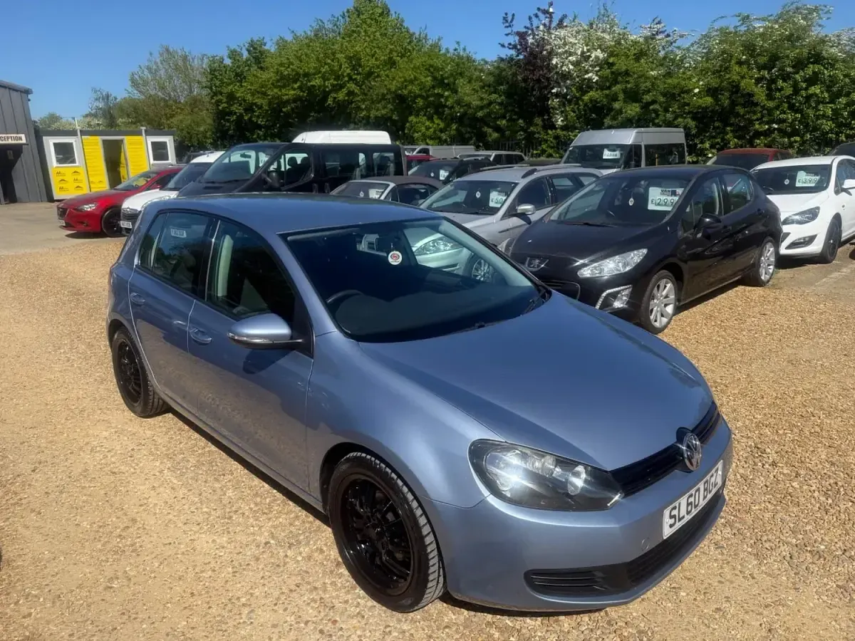 Used VW Golf VI S 105 HP (77 kW) 2010 Blue Hatchback