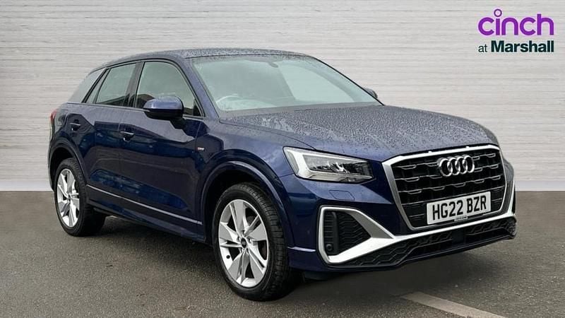 Blue Used 2022 Audi Q2 S-Line SUV | £19,220 (Good price) - Image 1/4