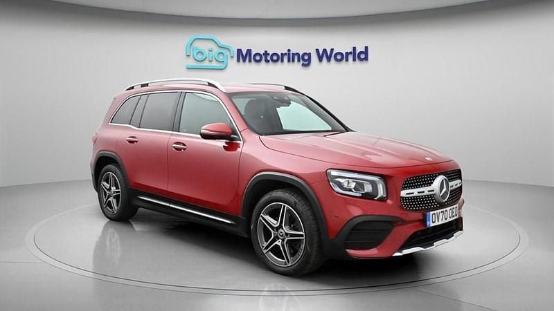 Used Mercedes GLB200 AMG line 163 HP (119 kW) 2020 Red SUV