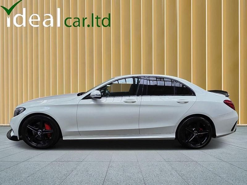 Used Mercedes C250 AMG line 2017 White Sedan
