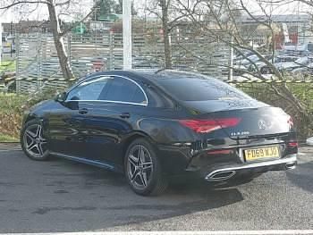 Used Mercedes CLA200 AMG line 163 HP (119 kW) 2019 Black Sedan