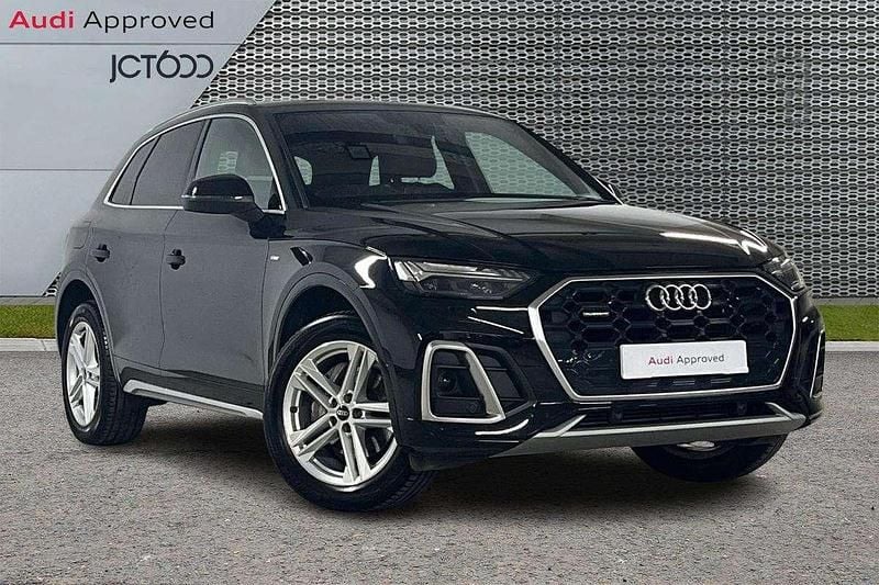 Black Used 2021 Audi Q5 S-Line SUV | £29,906 (Fair price) - Image 1/4