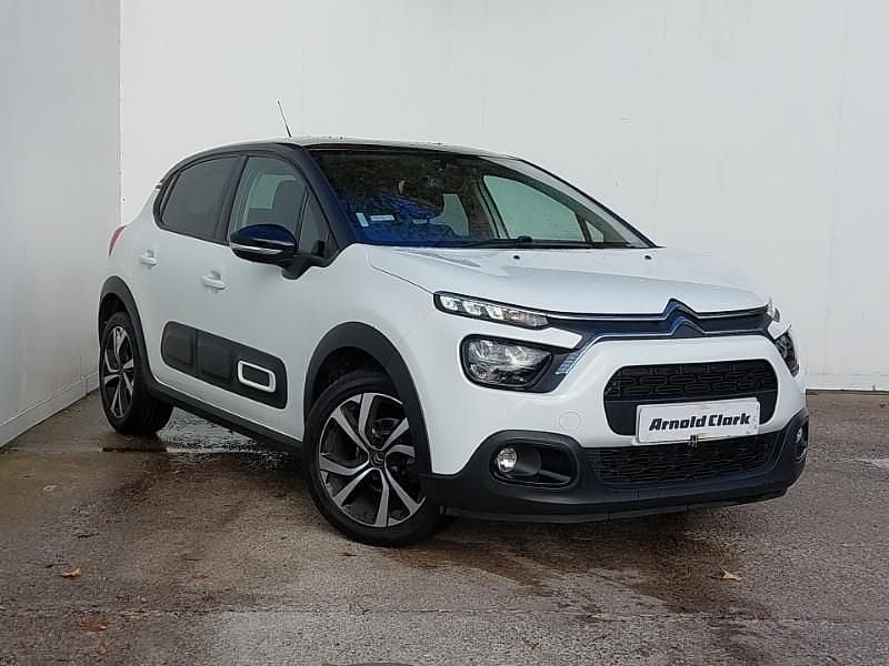 White Used 2022 Citroën C3 PureTech Hatchback | £13,698 (Fair price) - Image 1/4