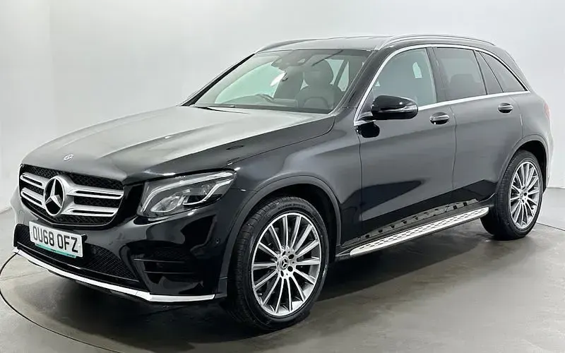 Used Mercedes GLC220 AMG line 170 HP (125 kW) 2018 Black SUV