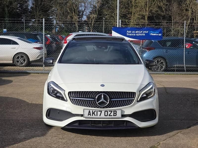 Used Mercedes A220 AMG line 2017 White Hatchback