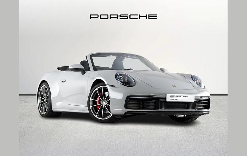 Used Porsche 911 444 HP (326 kW) 2019 Grey Cabriolet