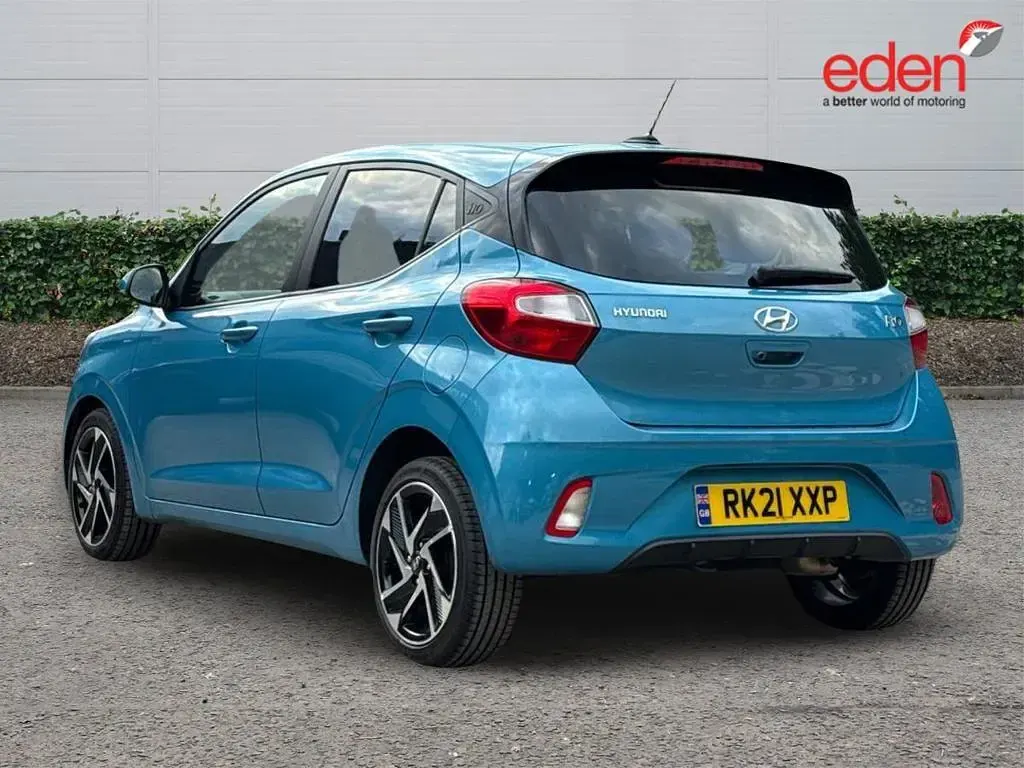 Used Hyundai i10 2021 Blue Hatchback