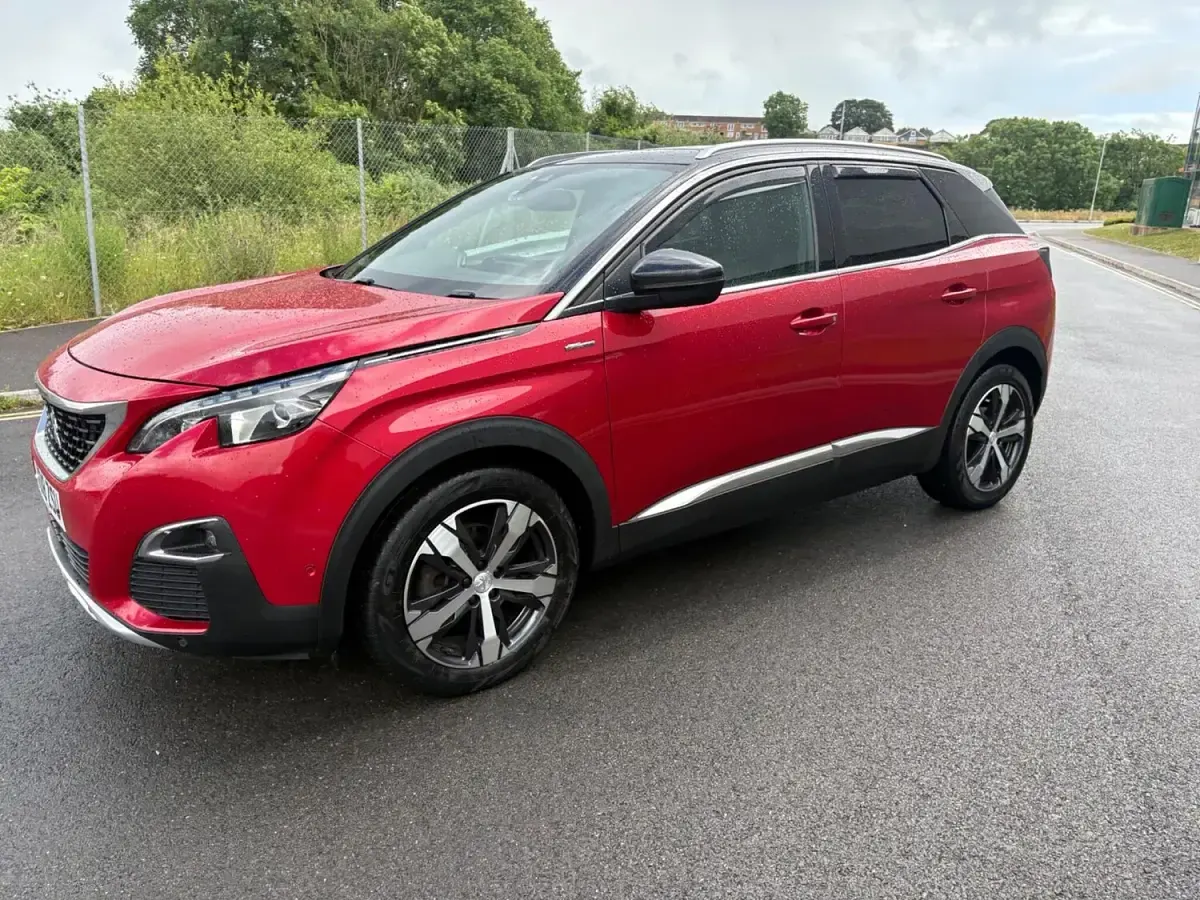 Used Peugeot 3008 GT-line 130 HP (95 kW) 2018 Red SUV
