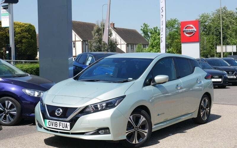 Silver Used 2018 Nissan Leaf Hatchback | £8,640 (A bit pricey) - Image 1/4