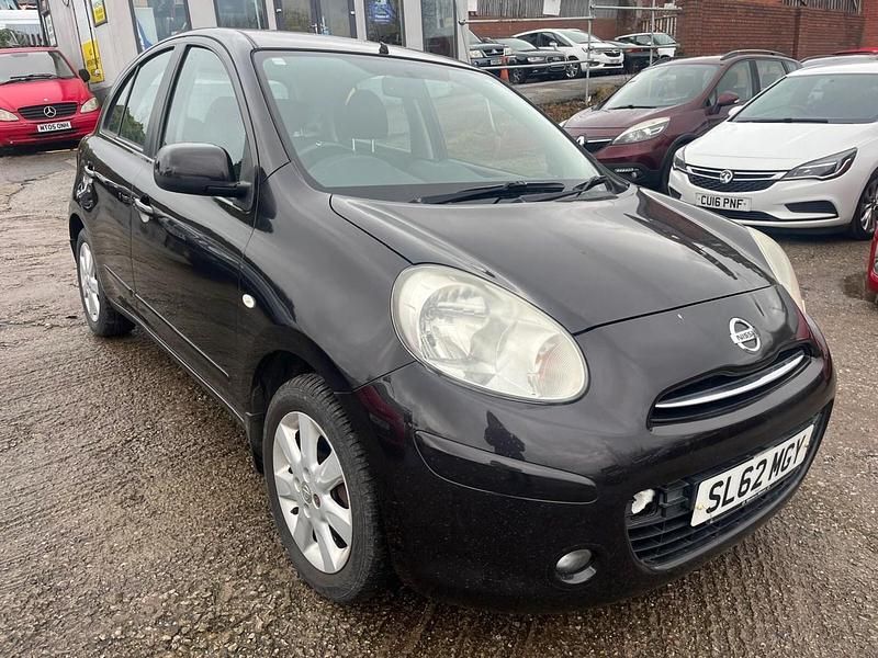 Mauve/purple Used 2012 Nissan Micra Acenta Hatchback | £4,850 (A bit pricey) - Image 1/4