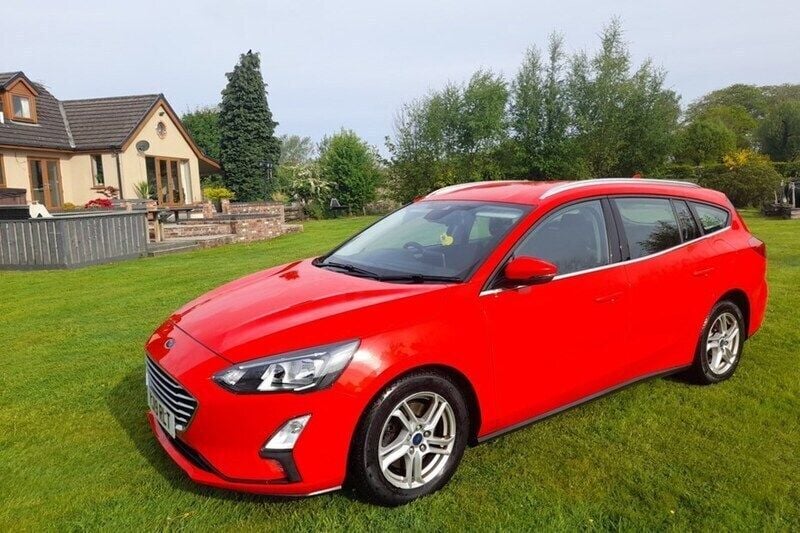 Red Used 2019 Ford Focus Zetec Estate | £4,999 (Good price) - Image 1/1