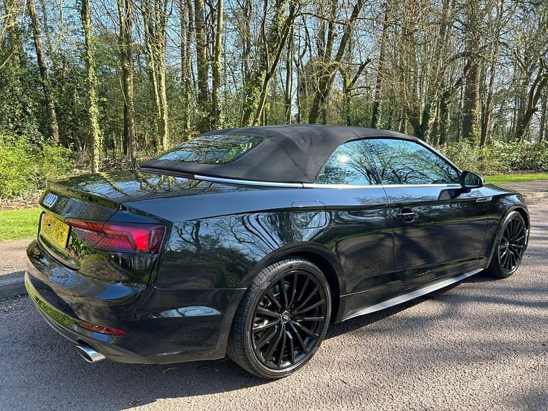 Begagnad Audi A5 Cabriolet S-Line 252 HK (185 kW) 2017 Svart Cab