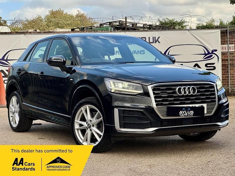 Black Used 2017 Audi Q2 S-Line SUV | £13,290 (Fair price) - Image 1/4