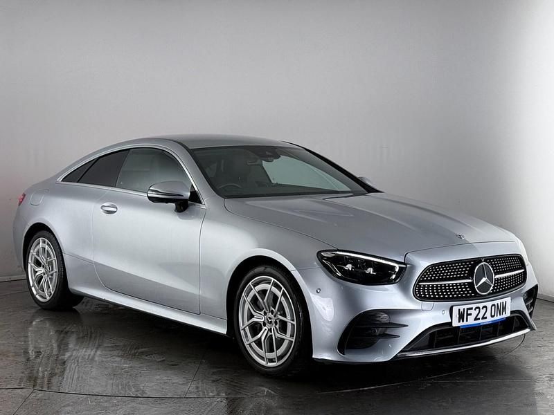 Silver Used 2022 Mercedes E220 AMG Line Premium Coupe | £27,850 (Fair price) - Image 1/4