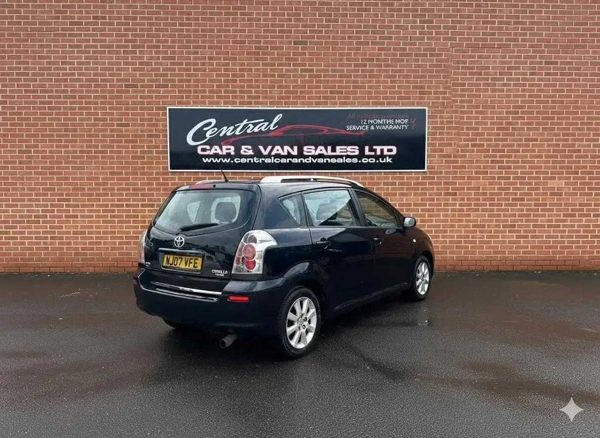 Used Toyota Corolla Verso 129 HP (94 kW) 2007 Black MPV