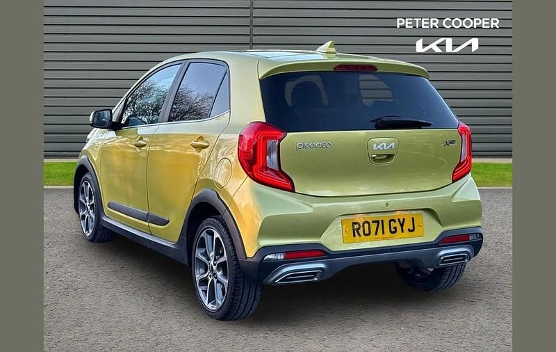 Used Kia Picanto X-Line 65 HP (47 kW) 2021 Green Hatchback