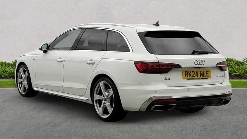 Used Audi A4 S-Line 200 HP (147 kW) 2024 White Estate