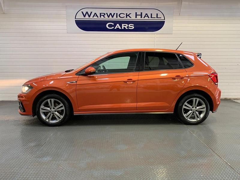 Used VW Polo R-line 2019 Orange Hatchback
