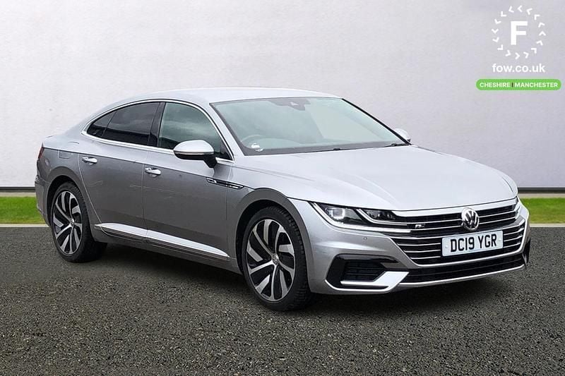 Silver Used 2019 VW Arteon R-line Sedan | £20,199 (Good price) - Image 1/3